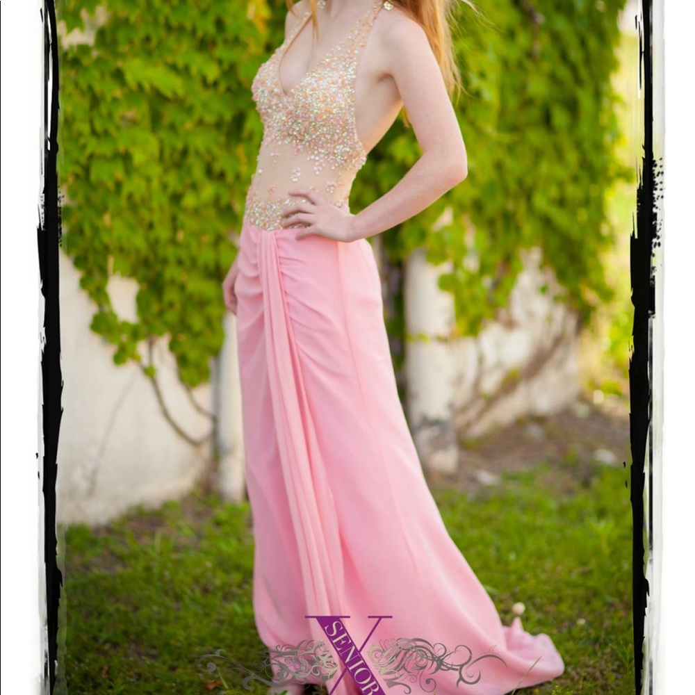 LIGHT PINK FAVIANA PROM DRESS/ EVENING GOWN